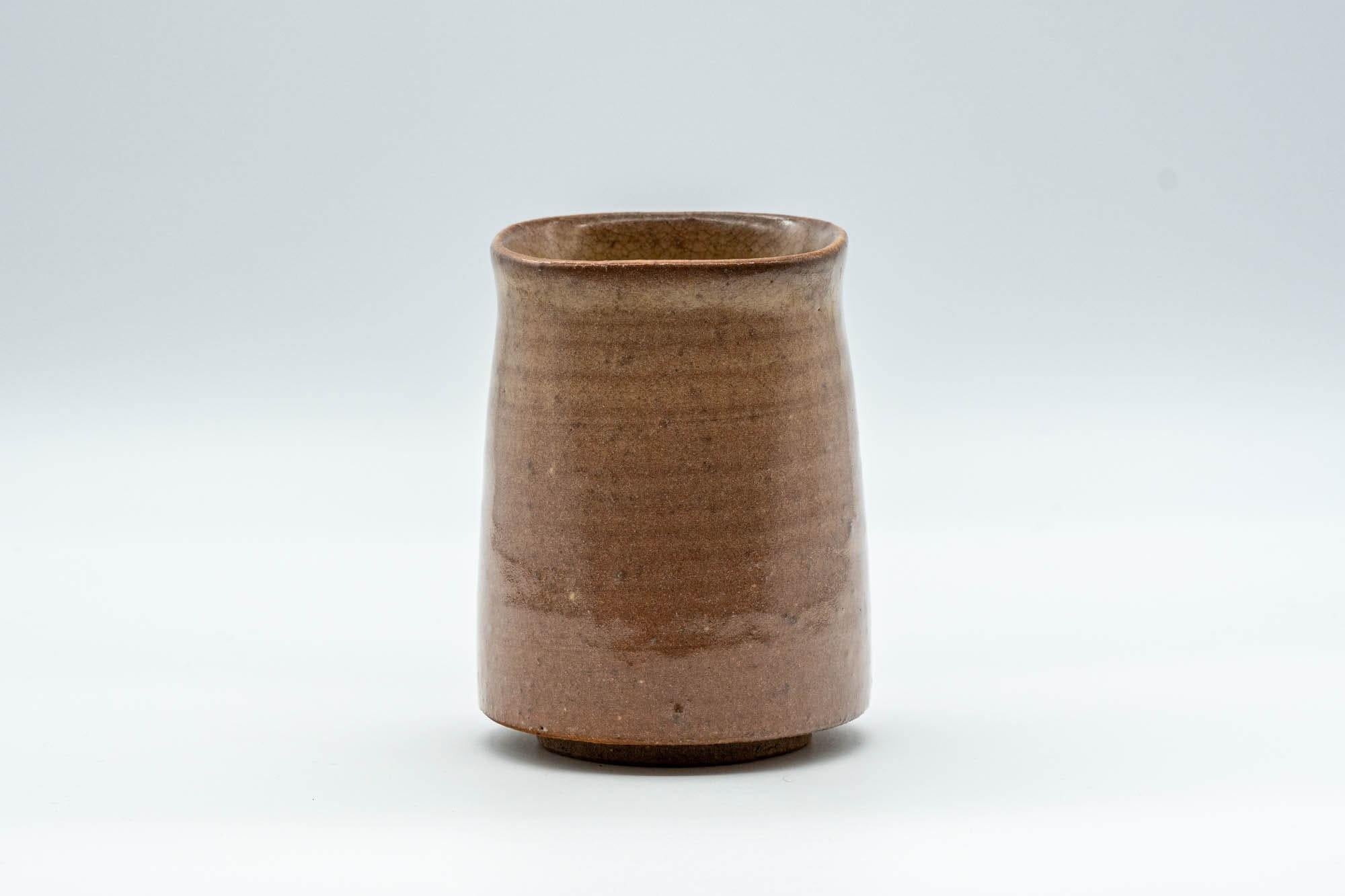 Japanese Teacup - Beige Shiho-gata Square Yunomi - 140ml