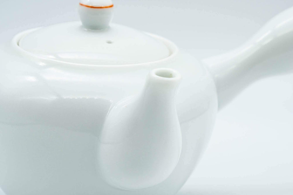 Japanese Kyusu - Persimmon Porcelain Arita-yaki Debeso Teapot - 300ml