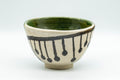 Japanese Matcha Bowl - Sugi-nari Oribe-yaki Chawan - 400ml