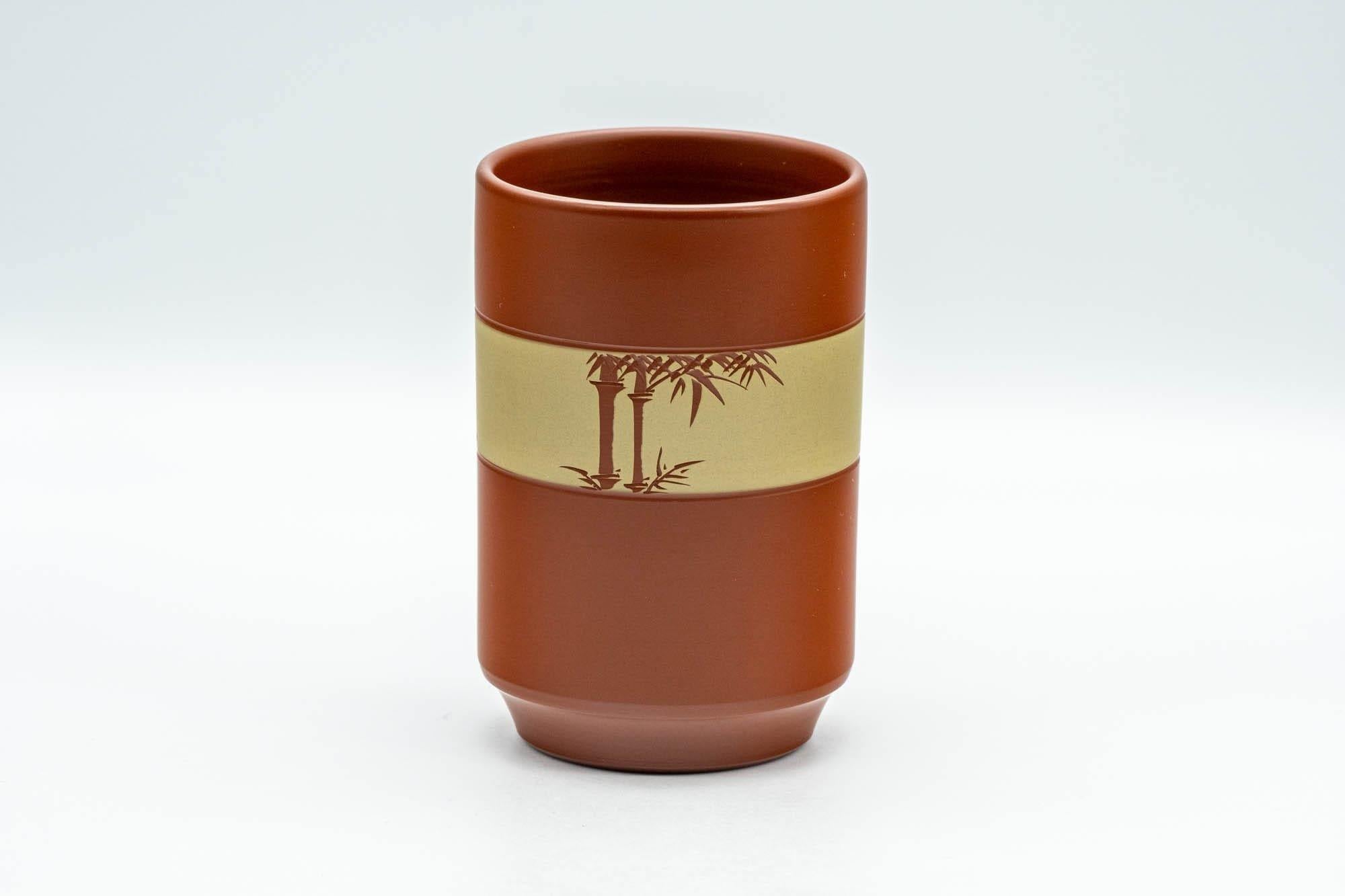 Japanese Teacup - Bamboo Decorated Tokoname-yaki Yunomi - 170ml