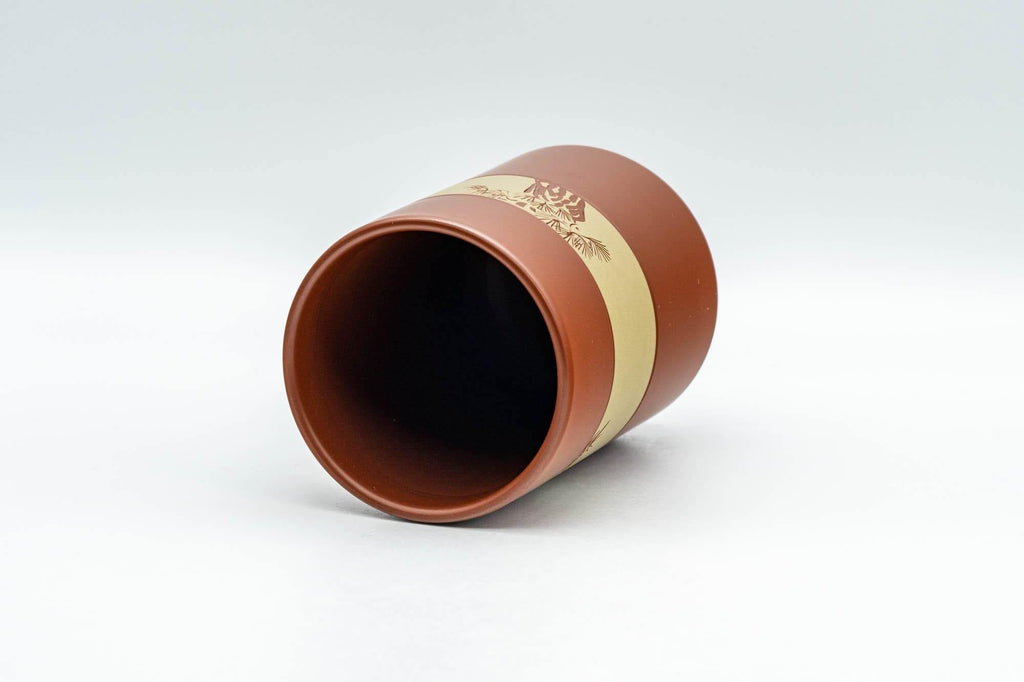 Japanese Teacup - Bamboo Decorated Tokoname-yaki Yunomi - 170ml