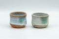 Japanese Teacups - Pair of Hare's Fur Glazed Guinomi - 40ml