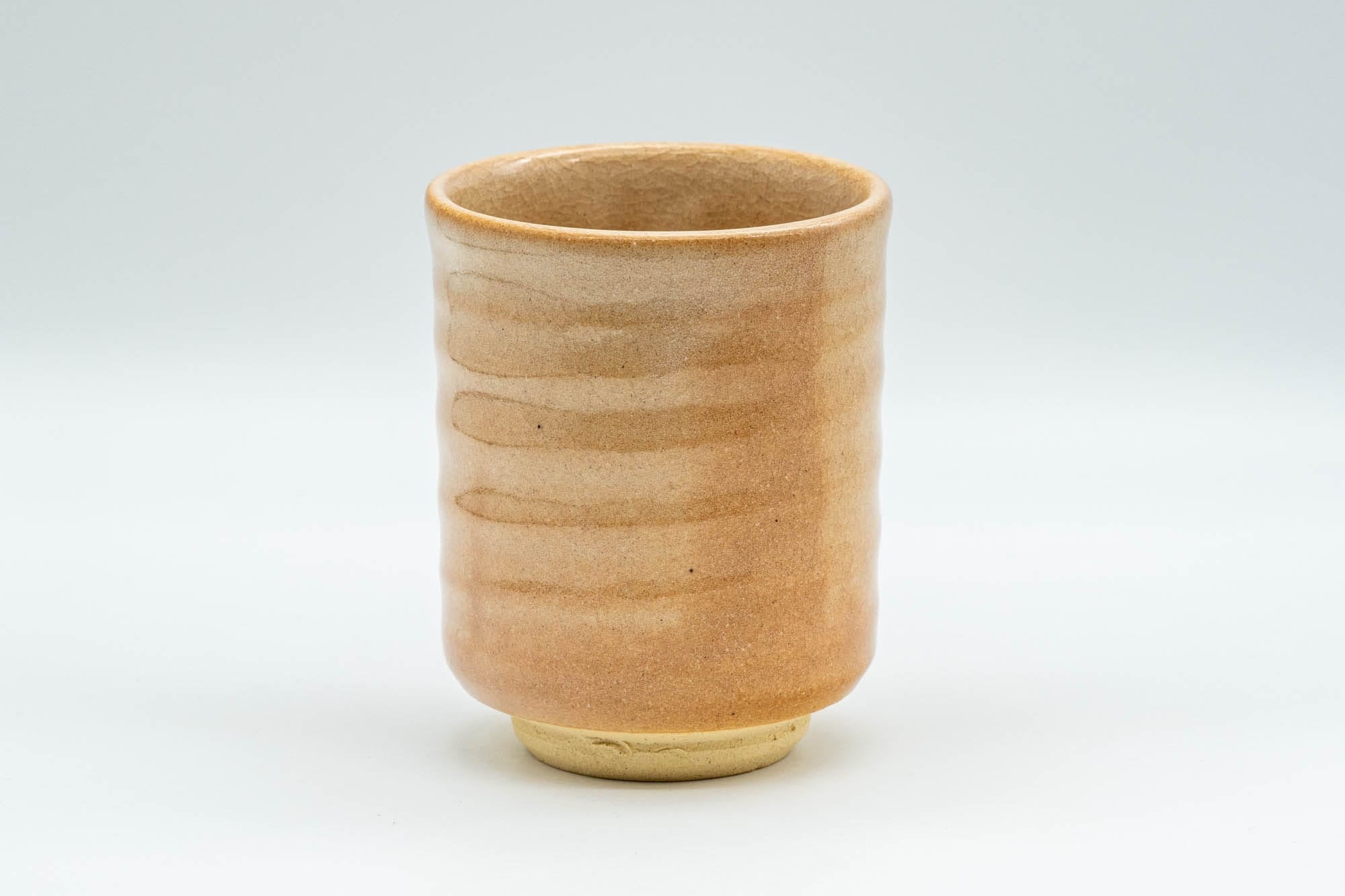 Japanese Teacup - Beige Tsutsu-gata Hagi-yaki Yunomi - 150ml