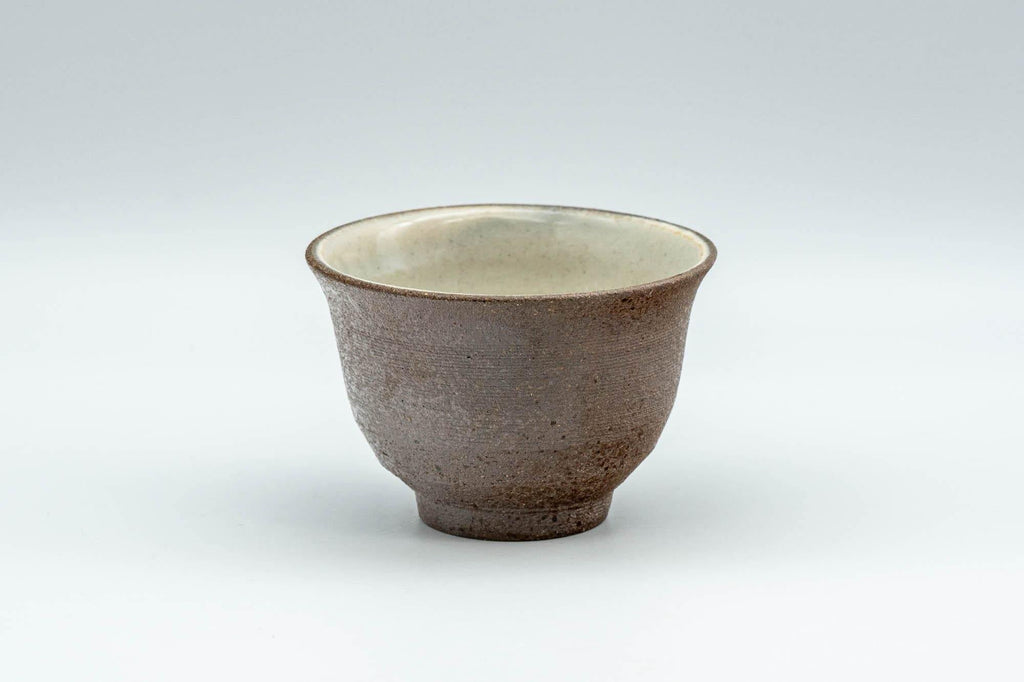 Japanese Teacup - Ash Green Glazed Shigaraki-yaki Guinomi - 60ml