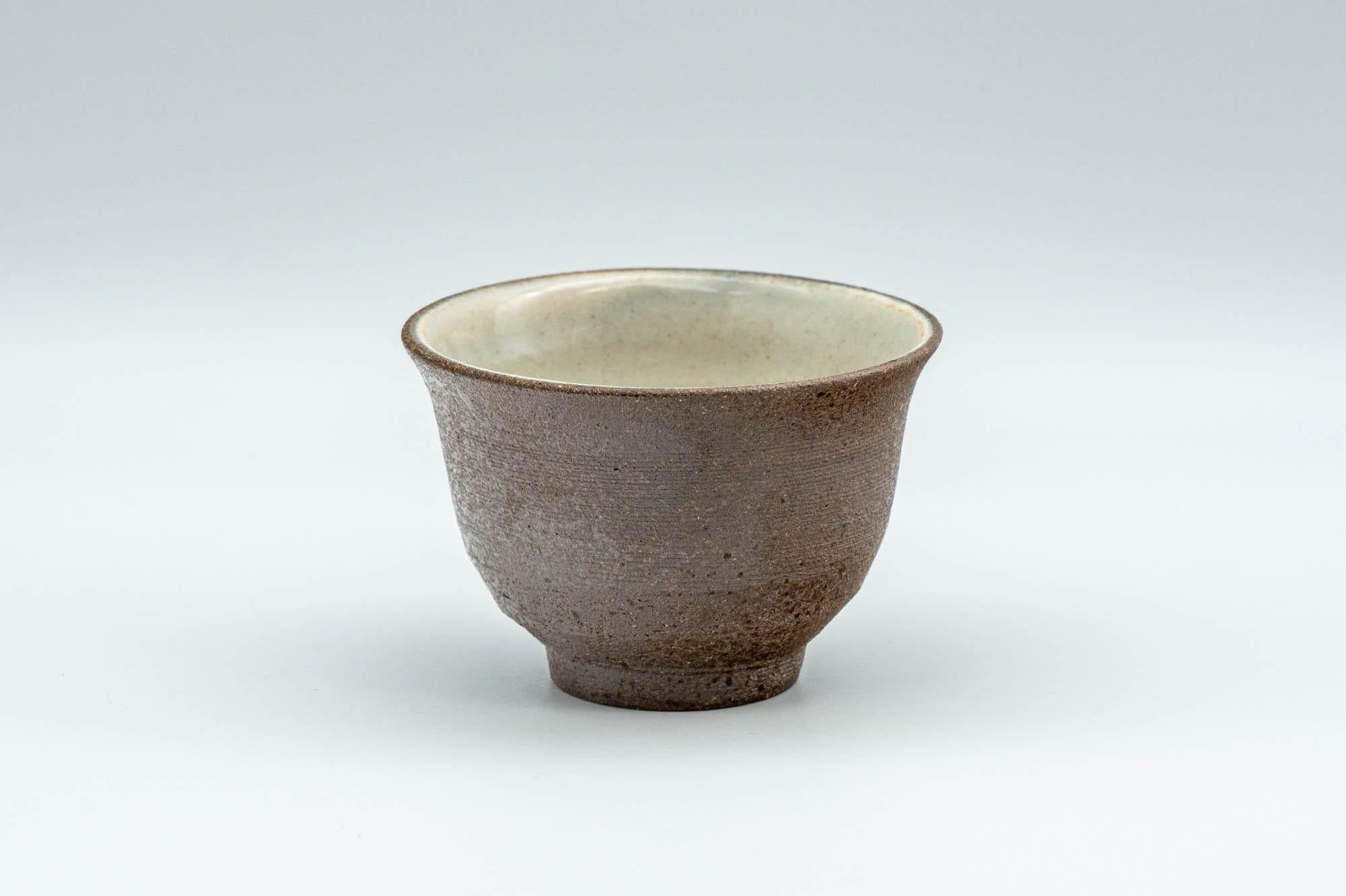Japanese Teacup - Ash Green Glazed Shigaraki-yaki Guinomi - 60ml