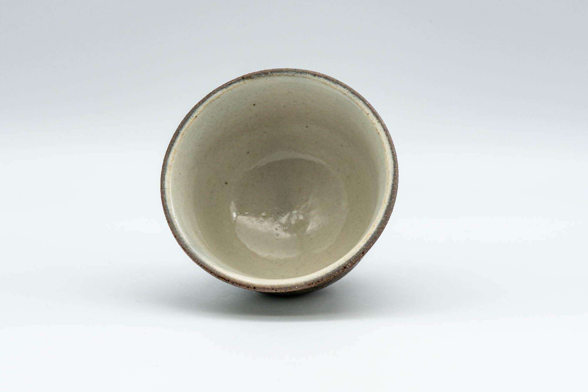 Japanese Teacup - Ash Green Glazed Shigaraki-yaki Guinomi - 60ml
