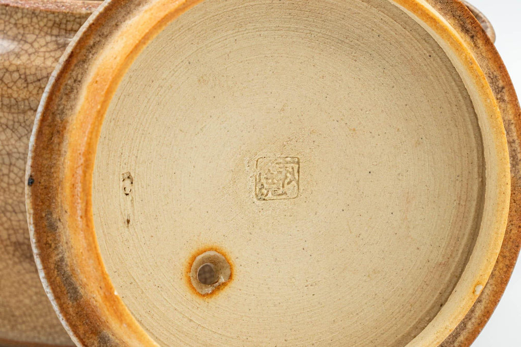 Japanese Kyusu - Drip-Glazed Hagi-yaki Do-ake Kyusu - 125ml