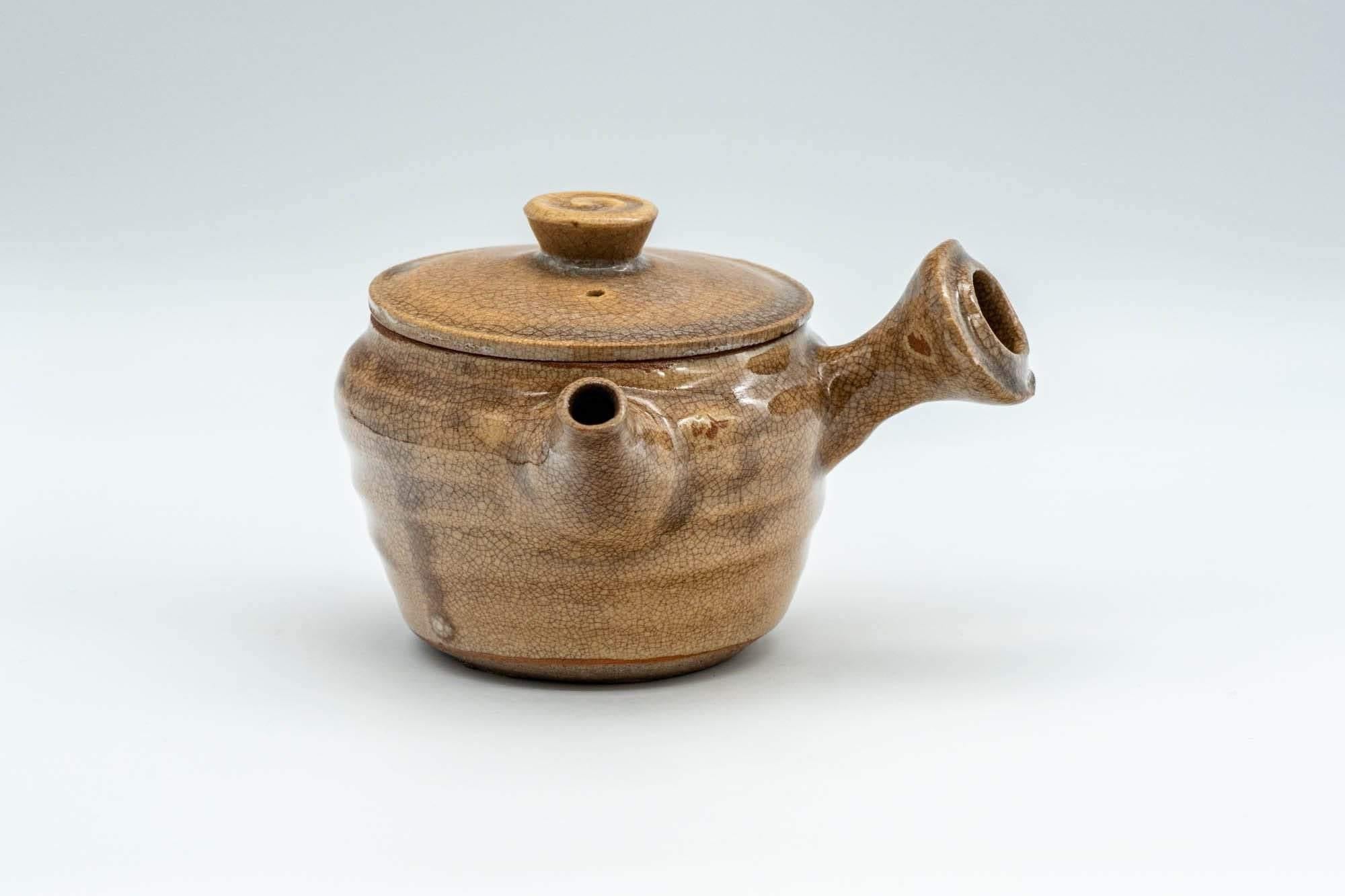 Japanese Kyusu - Drip-Glazed Hagi-yaki Do-ake Kyusu - 125ml
