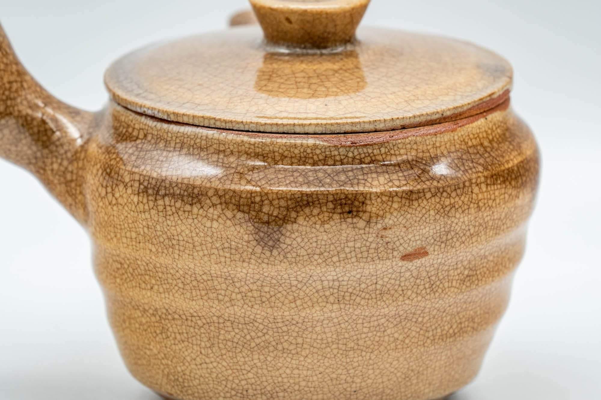 Japanese Kyusu - Drip-Glazed Hagi-yaki Do-ake Kyusu - 125ml