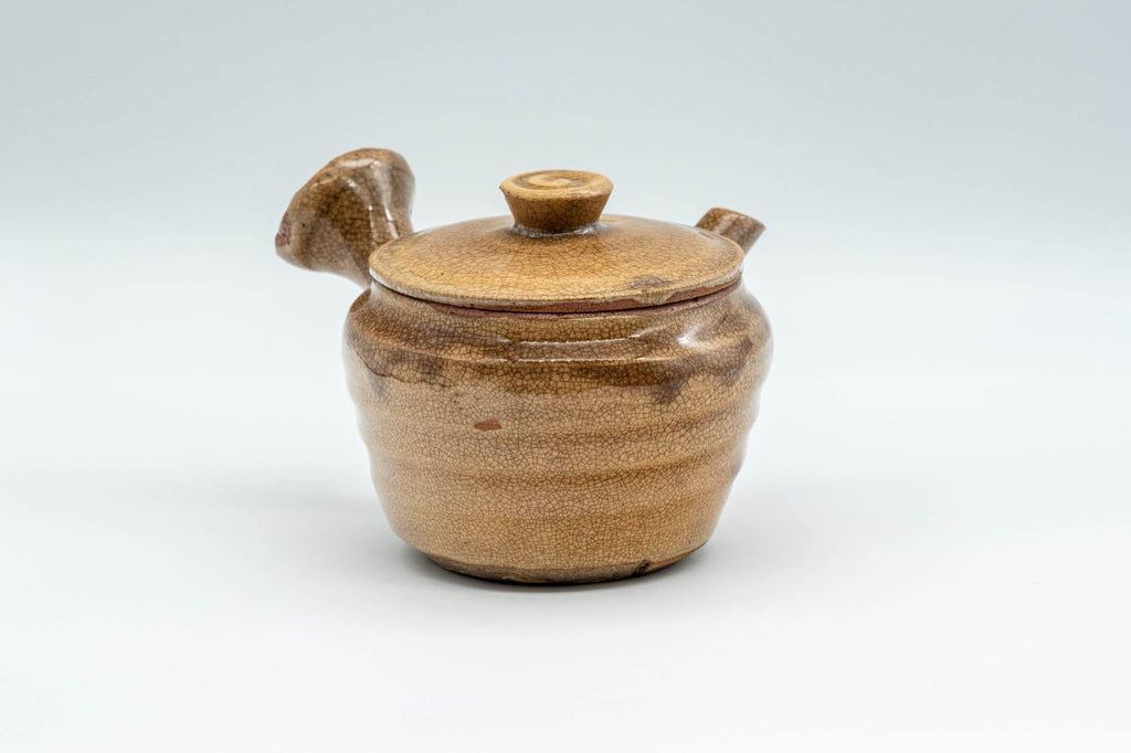 Japanese Kyusu - Drip-Glazed Hagi-yaki Do-ake Kyusu - 125ml