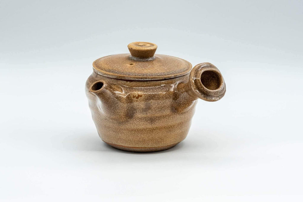 Japanese Kyusu - Drip-Glazed Hagi-yaki Do-ake Kyusu - 125ml