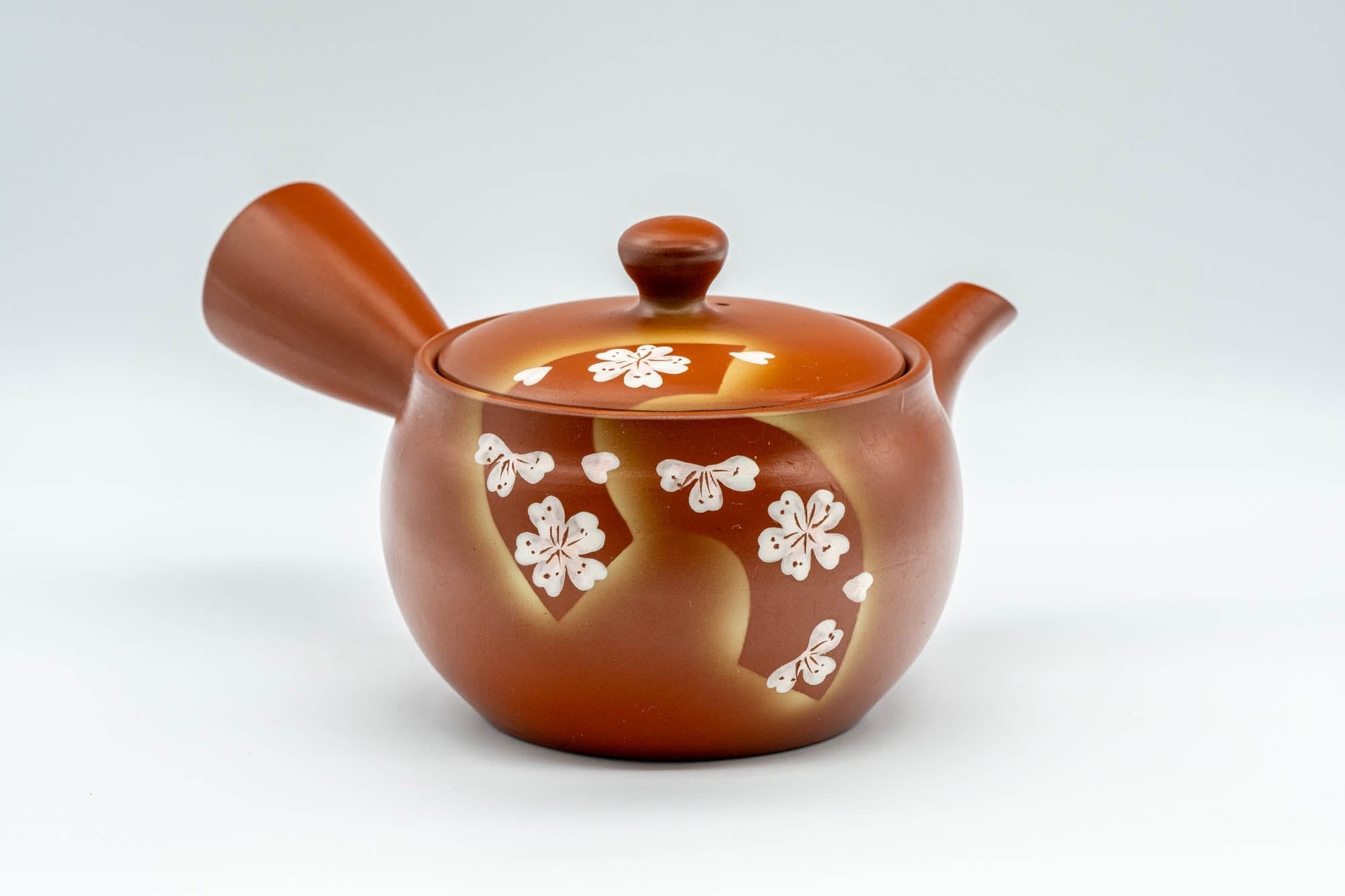 Japanese Kyusu - 常滑焼 Tokoname-yaki Basket Strainer Teapot - 300ml