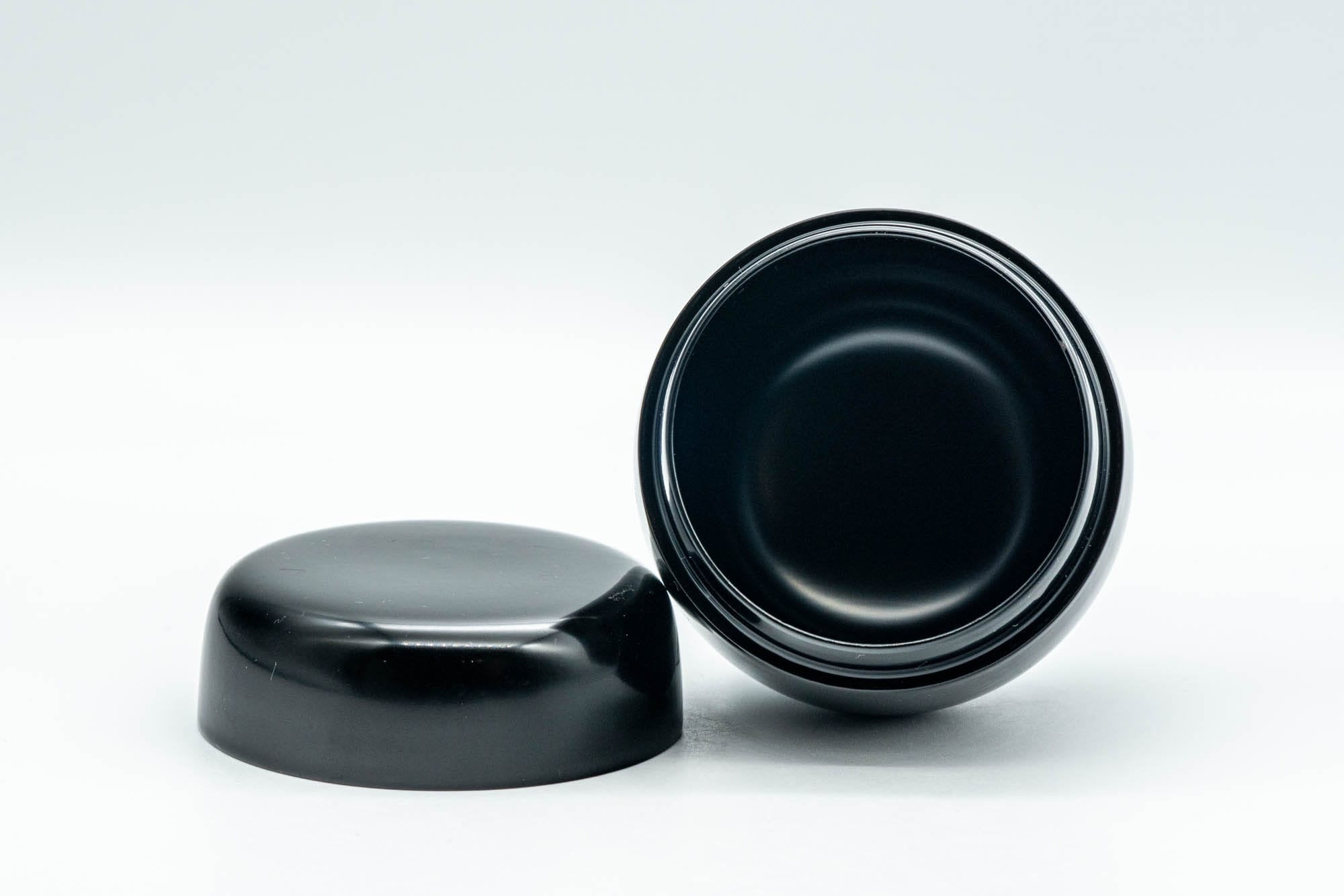Japanese Natsume - Shiribari Black Lacquer Matcha Tea Caddy - 100ml
