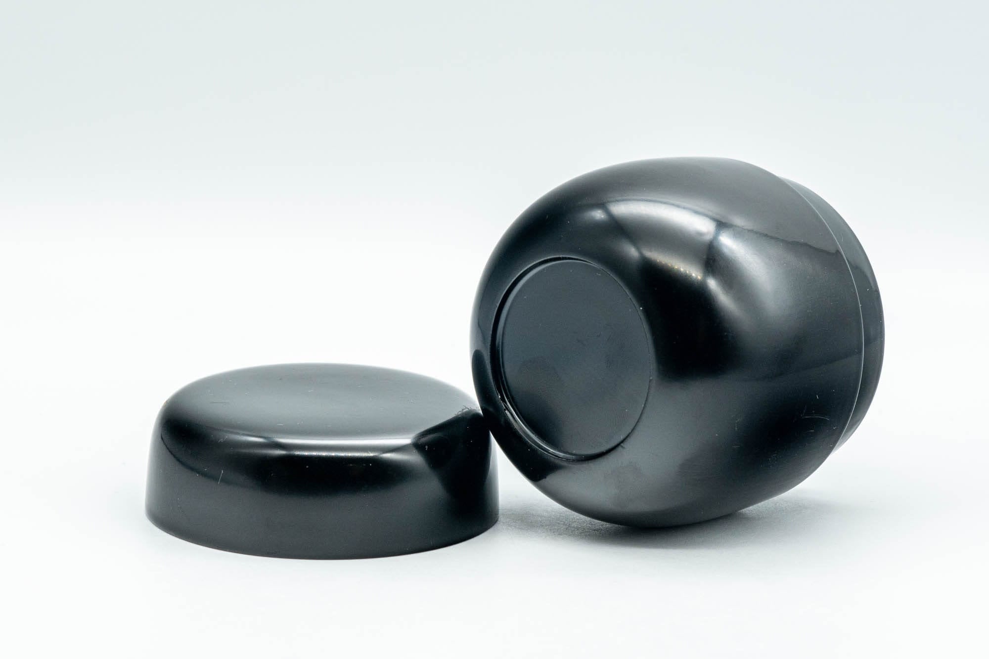 Japanese Natsume - Shiribari Black Lacquer Matcha Tea Caddy - 100ml