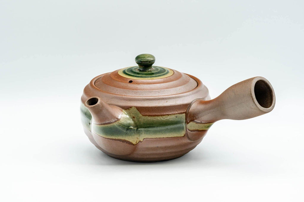 Japanese Kyusu - Ash Glazed Banko-yaki Teapot - 350ml