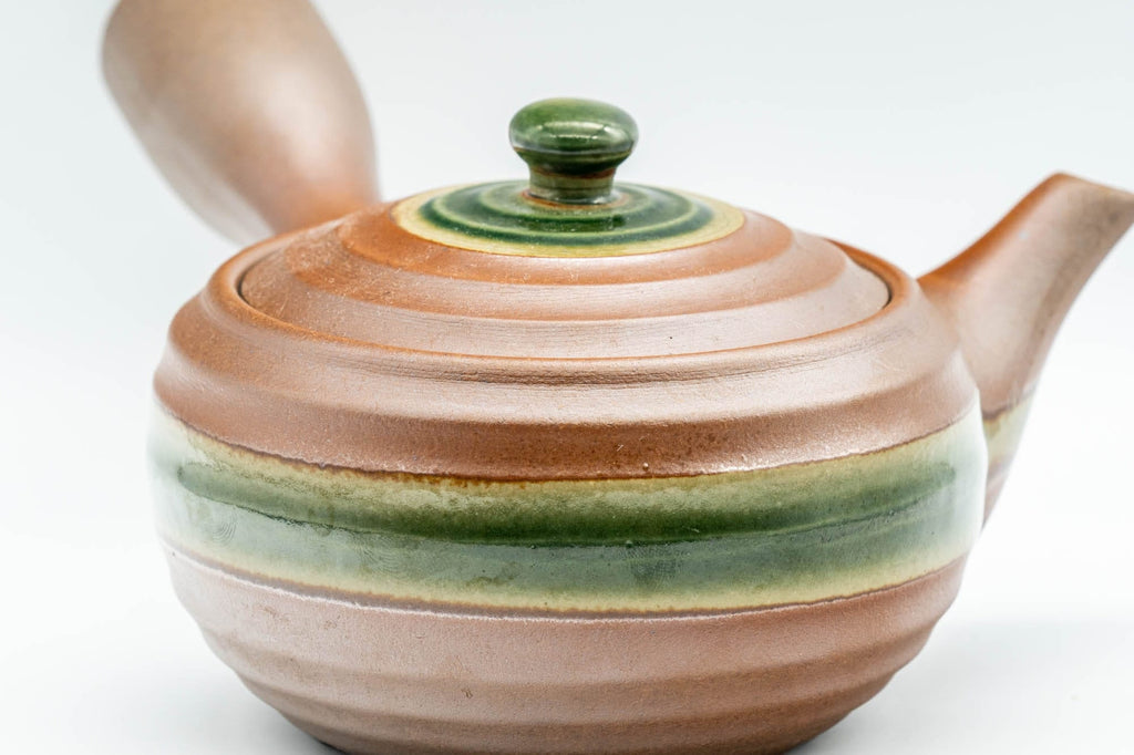 Japanese Kyusu - Ash Glazed Banko-yaki Teapot - 350ml