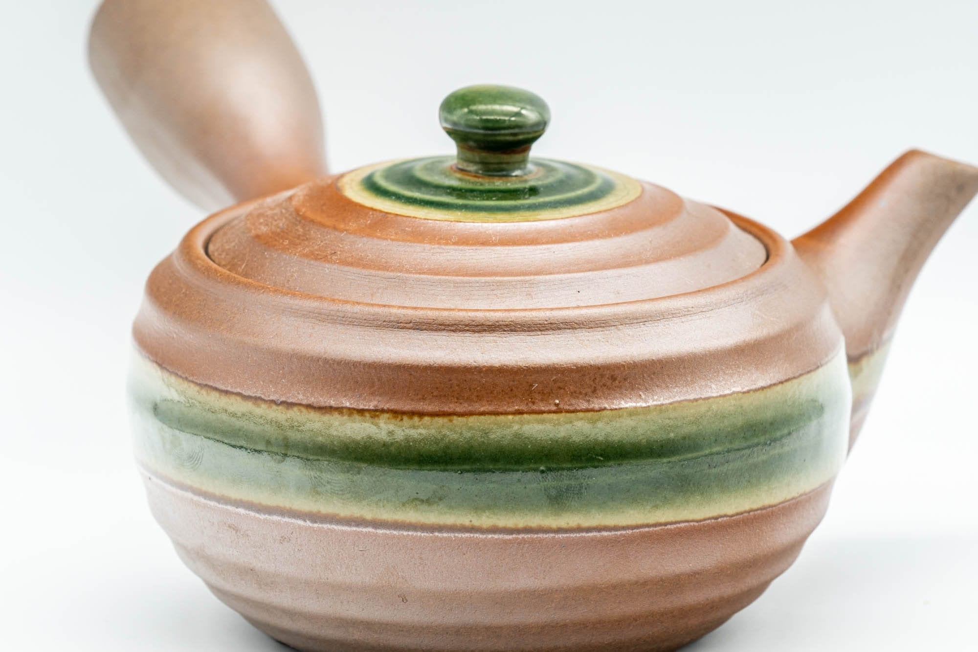 Japanese Kyusu - Ash Glazed Banko-yaki Teapot - 350ml