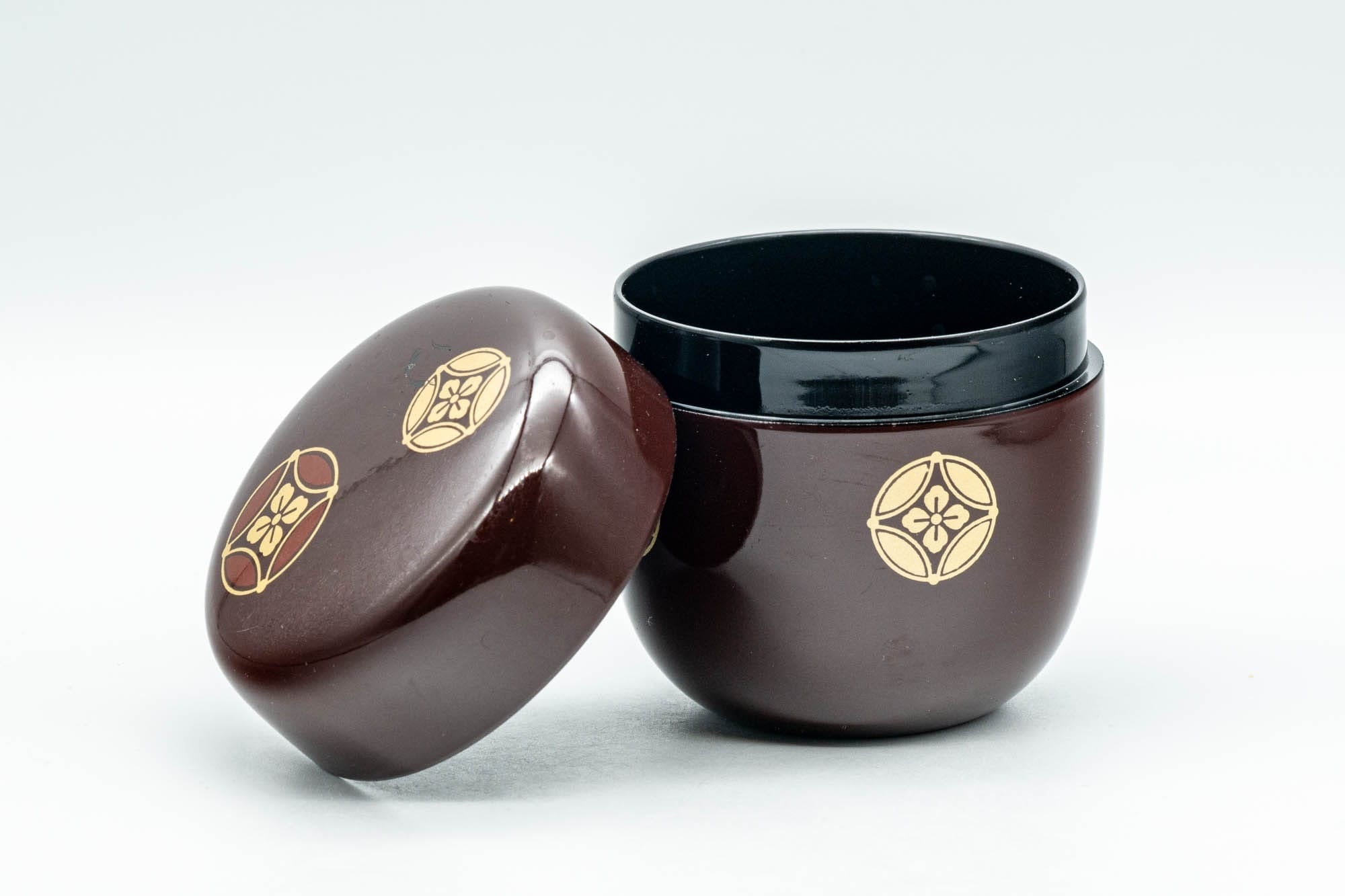 Japanese Natsume Matcha Caddy - Tea Canister - 七宝 Lacquer Natsume - 120ml
