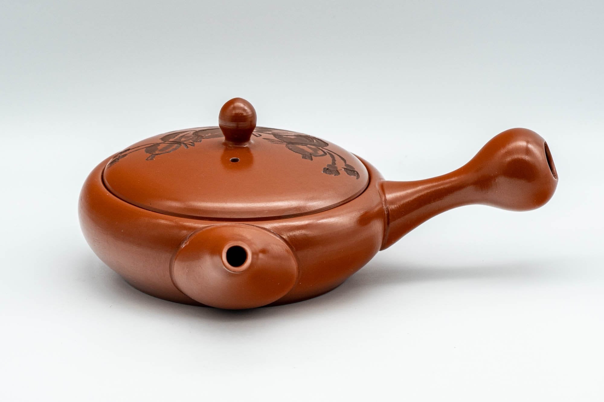 Japanese Kyusu - Gourd Hira-gata Tokoname-yaki Nozomi Teapot - 200ml