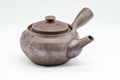 Japanese Kyusu - Large Banko-yaki 萬古焼 Teapot with Floral Motif - 500ml