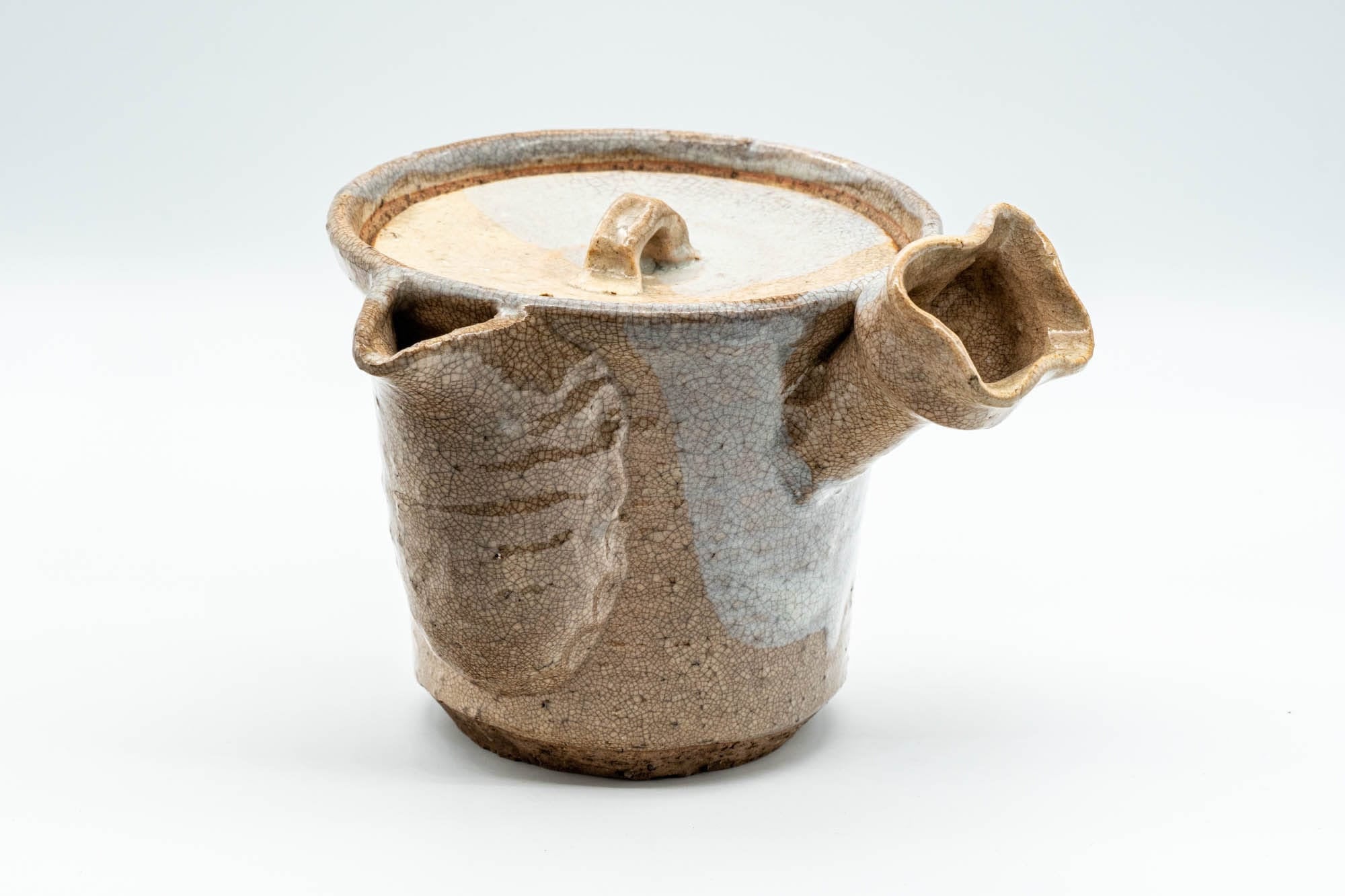 Japanese Kyusu - Tall Hagi-yaki Do-ake Teapot - 425ml