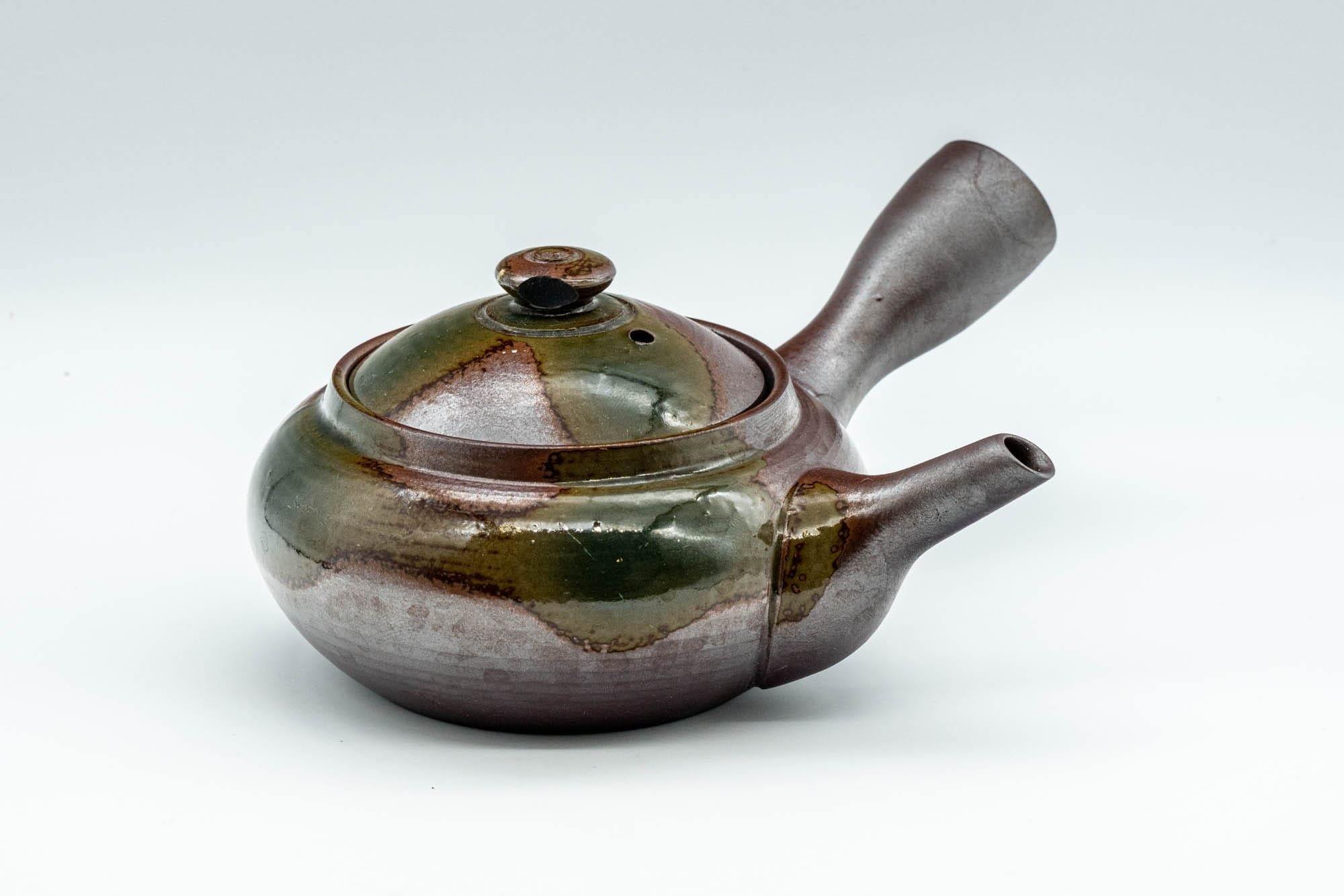 Japanese Kyusu - Ash Glazed Banko-yaki Teapot - 225ml