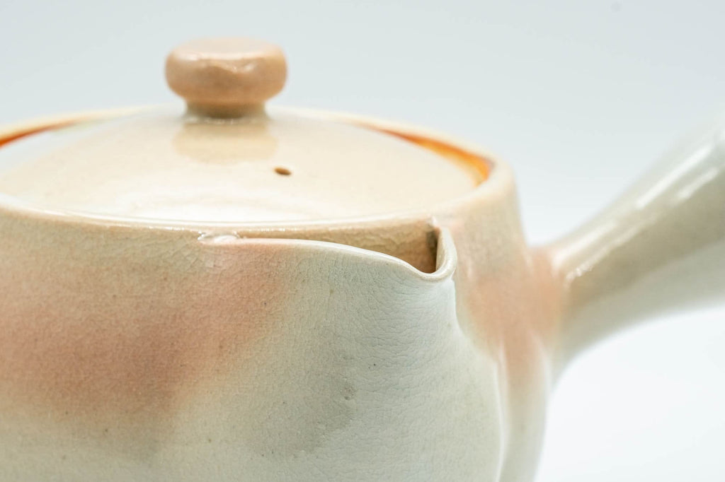 Japanese Tea Set - 椿窯 Tsubaki Kiln Hagi-yaki Kyusu Teapot with 6 Yunomi Teacups