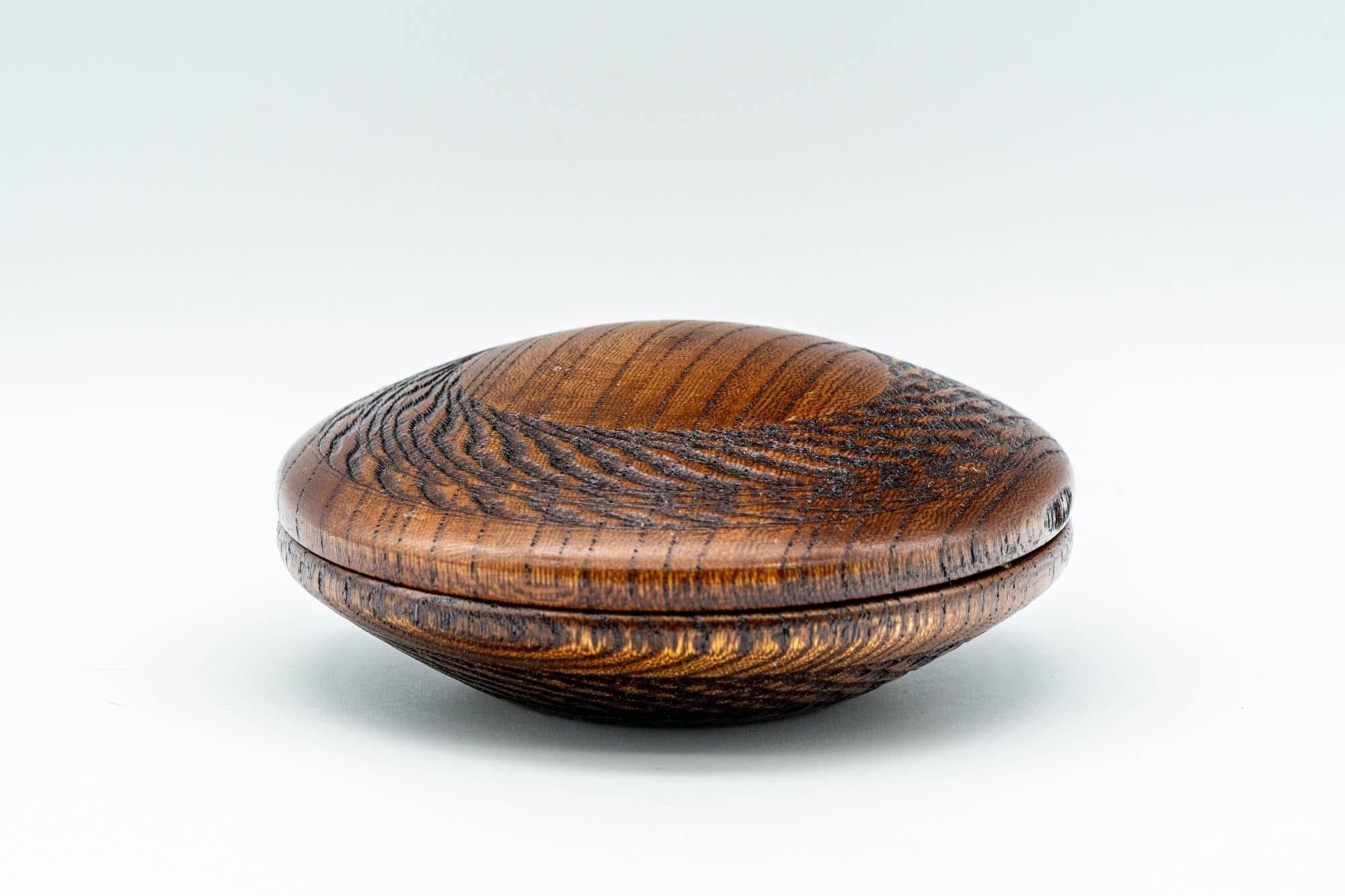 Japanese Incense Kogo - 欅 Keyaki Wooden Container 香合 - 90ml
