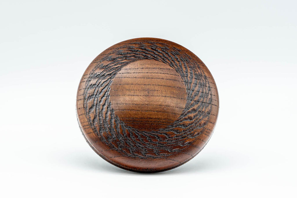 Japanese Incense Kogo - 欅 Keyaki Wooden Container 香合 - 90ml