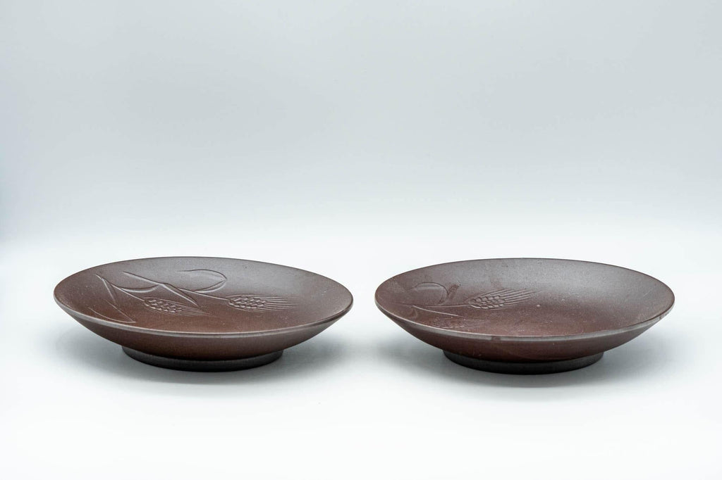 Japanese Chataku - Pair of Banko-yaki Tea Saucers