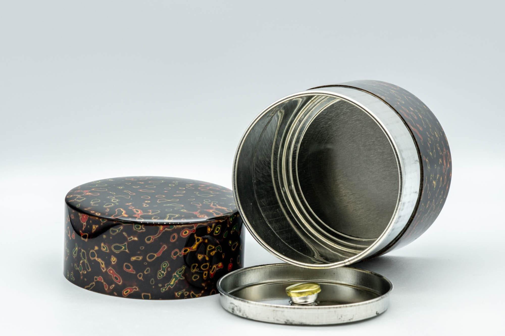 Japanese Chazutsu - 唐塗 Kara-nuri Urushi Lacquer Canister - 300ml