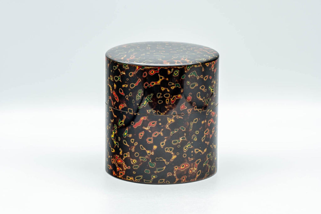 Japanese Chazutsu - 唐塗 Kara-nuri Urushi Lacquer Canister - 300ml