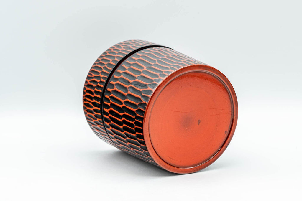 Japanese Chazutsu - Textured Lacquer Tea Canister - 300ml