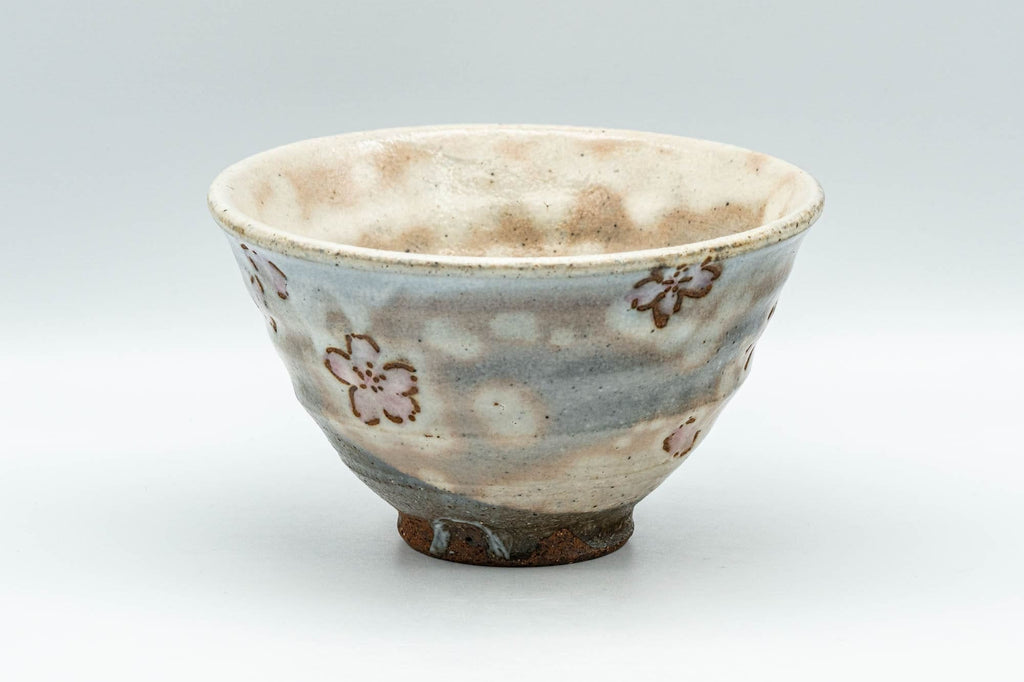 Japanese Matcha Bowl - Happy Rabbits Sakura Gohonte Chawan - 200ml