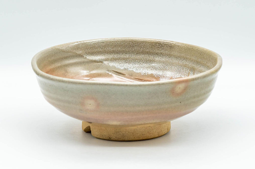 Japanese Bowl - 萩焼 Engraved Hagi-yaki Summer Chawan - 300ml
