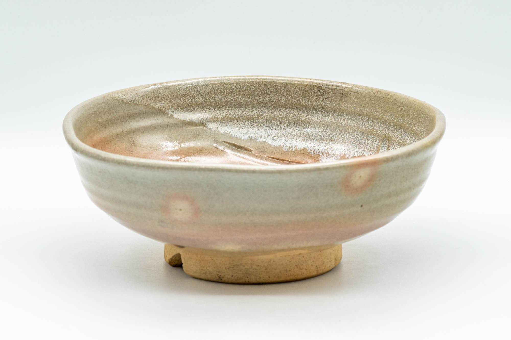 Japanese Bowl - 萩焼 Engraved Hagi-yaki Summer Chawan - 300ml