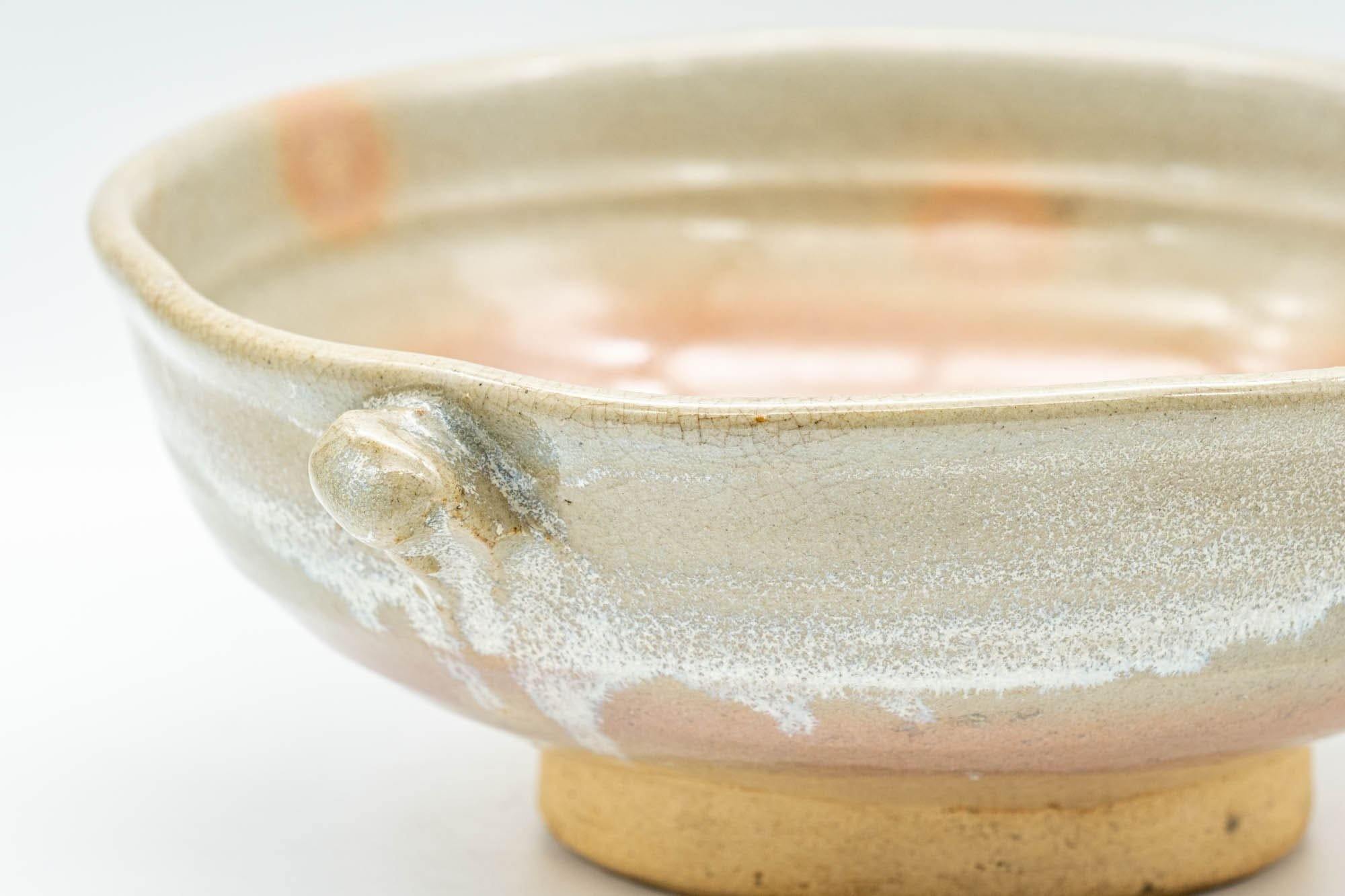 Japanese Bowl - 萩焼 Engraved Hagi-yaki Summer Chawan - 300ml