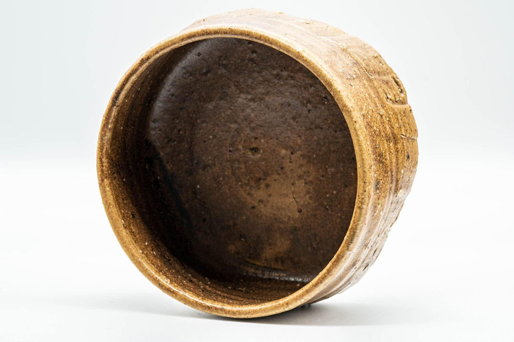 Japanese Matcha Bowl - Brown Hantsutsu-gata Chawan - 500ml