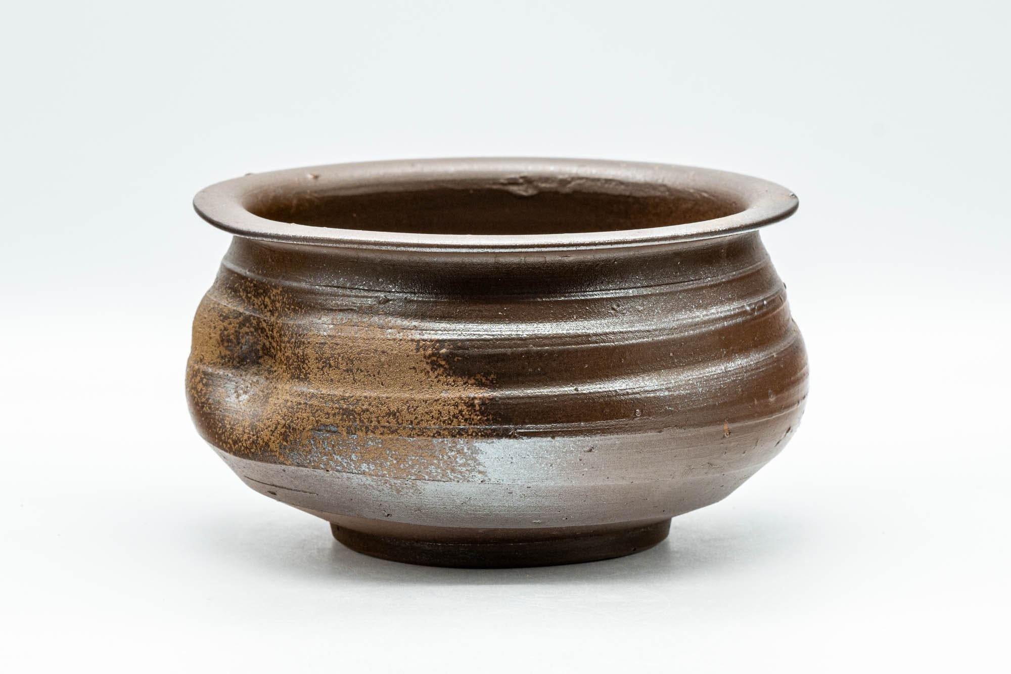 Japanese Kensui - Brown Spiraling Waste Water Bowl - 600ml