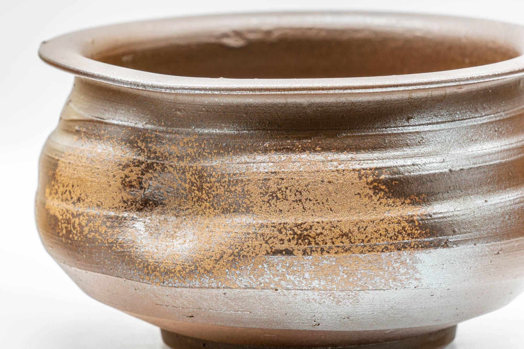 Japanese Kensui - Brown Spiraling Waste Water Bowl - 600ml