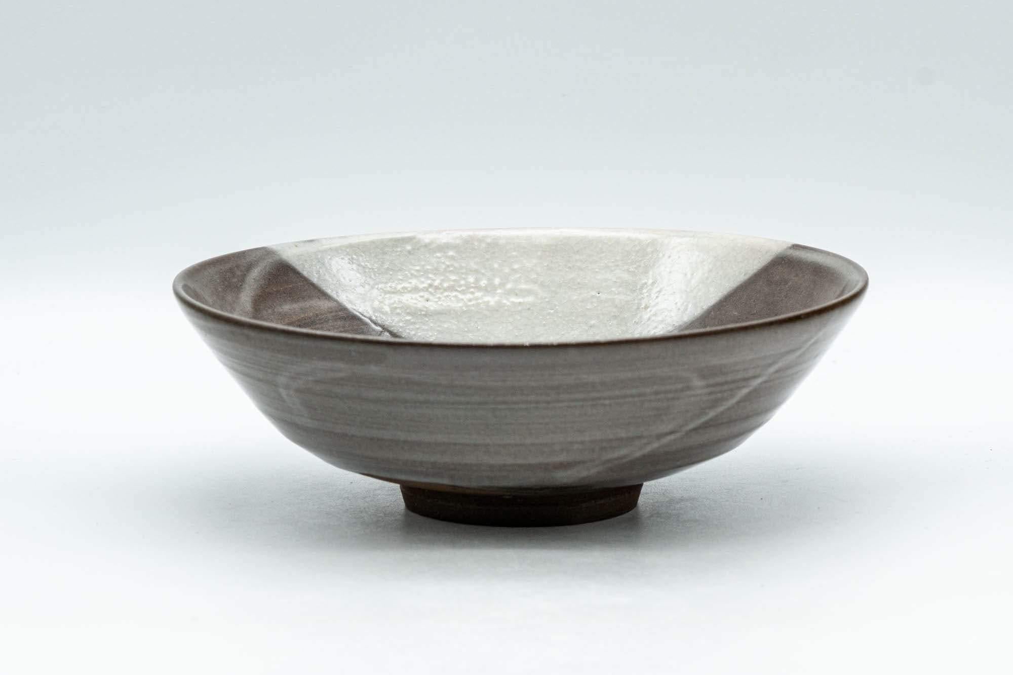 Japanese Matcha Bowl - Floral White Glazed Summer Chawan - 150ml