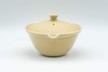 Japanese Shiboridashi - 朝日焼 Asahi-yaki Beige Porcelain Teapot - 100ml