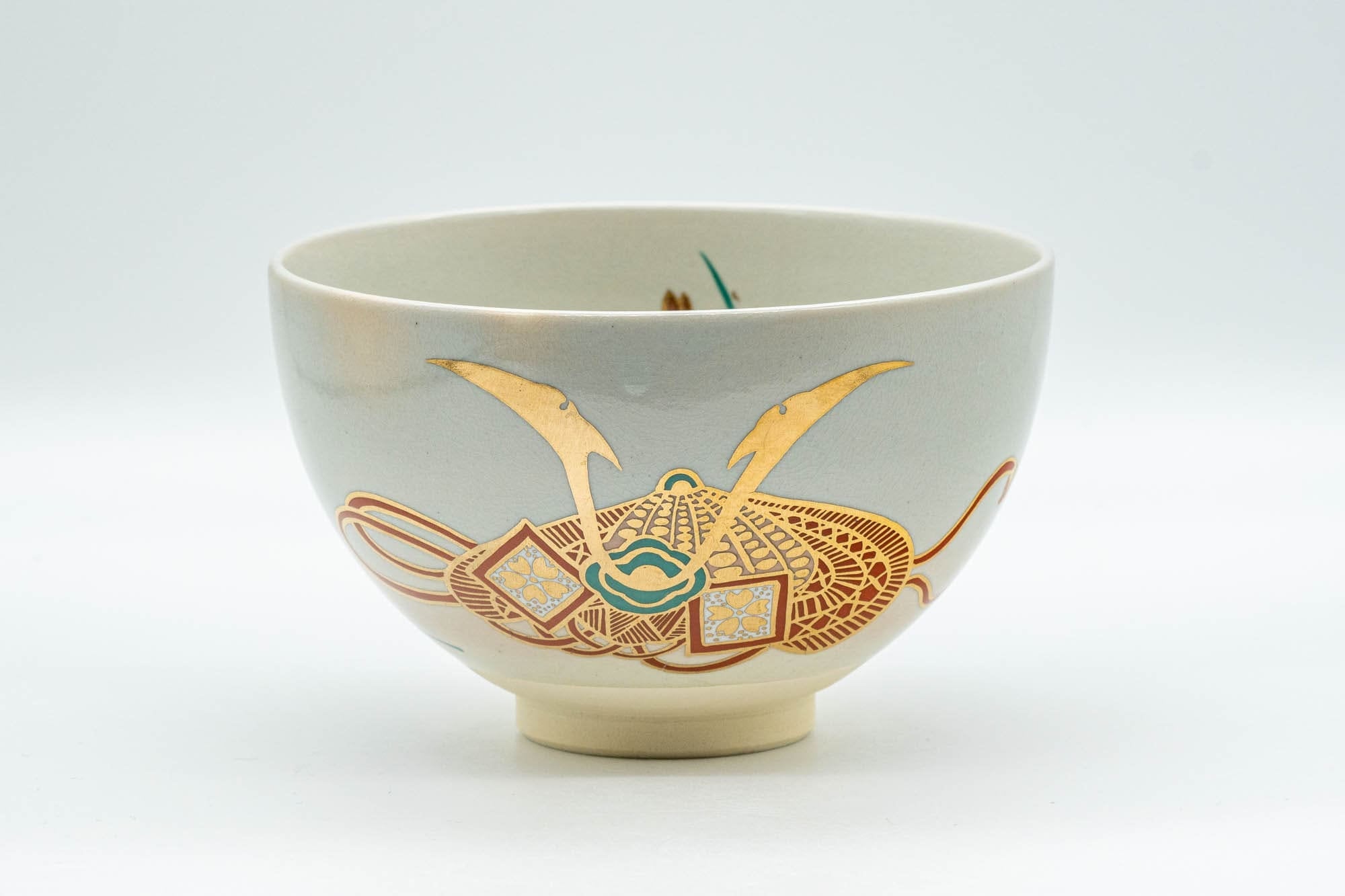 Japanese Matcha Bowl - Floral Kyo-yaki Chawan - 400ml