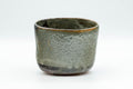 Japanese Matcha Bowl - Green Drip-Glazed Wabi-Sabi Winter Chawan - 300ml