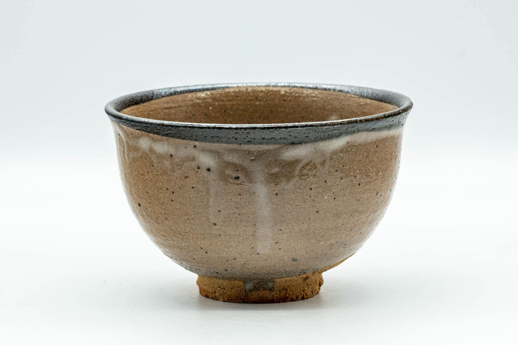 Japanese Matcha Bowl - Drip-Glazed Komogai-nari Chawan - 300ml