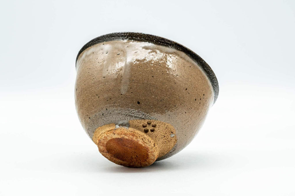 Japanese Matcha Bowl - Drip-Glazed Komogai-nari Chawan - 300ml