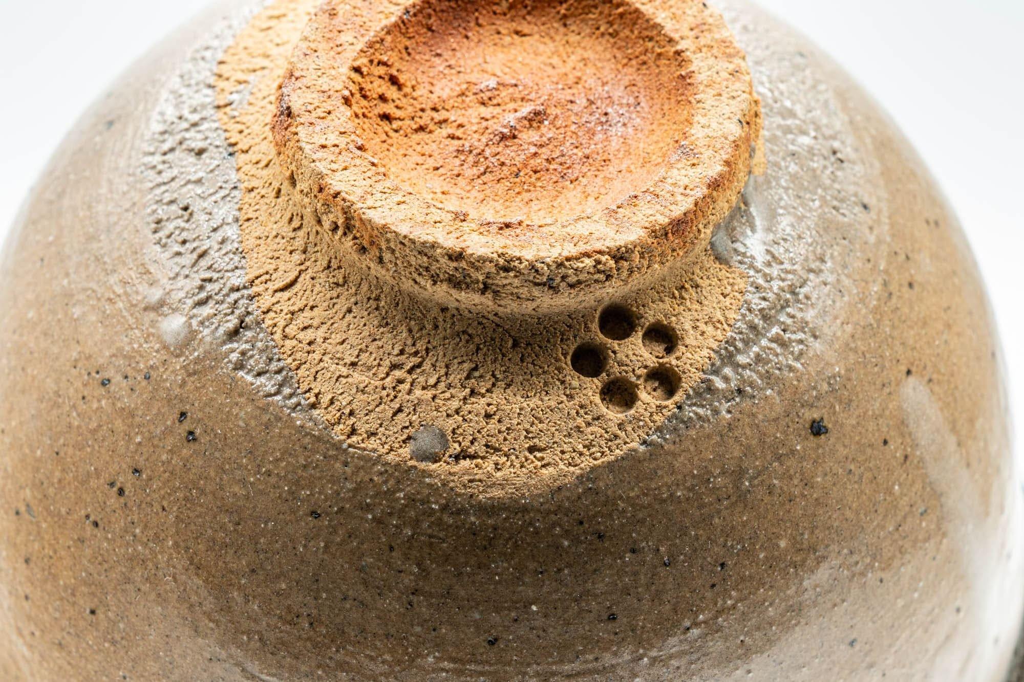 Japanese Matcha Bowl - Drip-Glazed Komogai-nari Chawan - 300ml