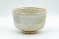 Japanese Matcha Bowl - White Drip-Glazed Hantsutsu-gata Chawan - 400ml