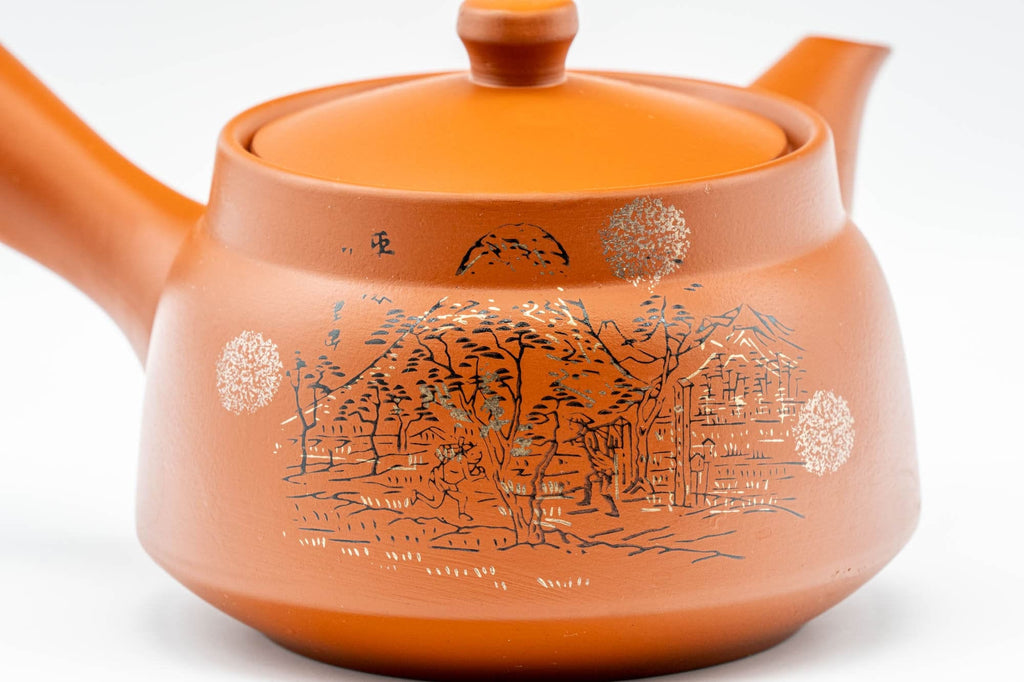 Japanese Kyusu - Mountainous Tokoname-yaki Debeso Teapot - 350ml