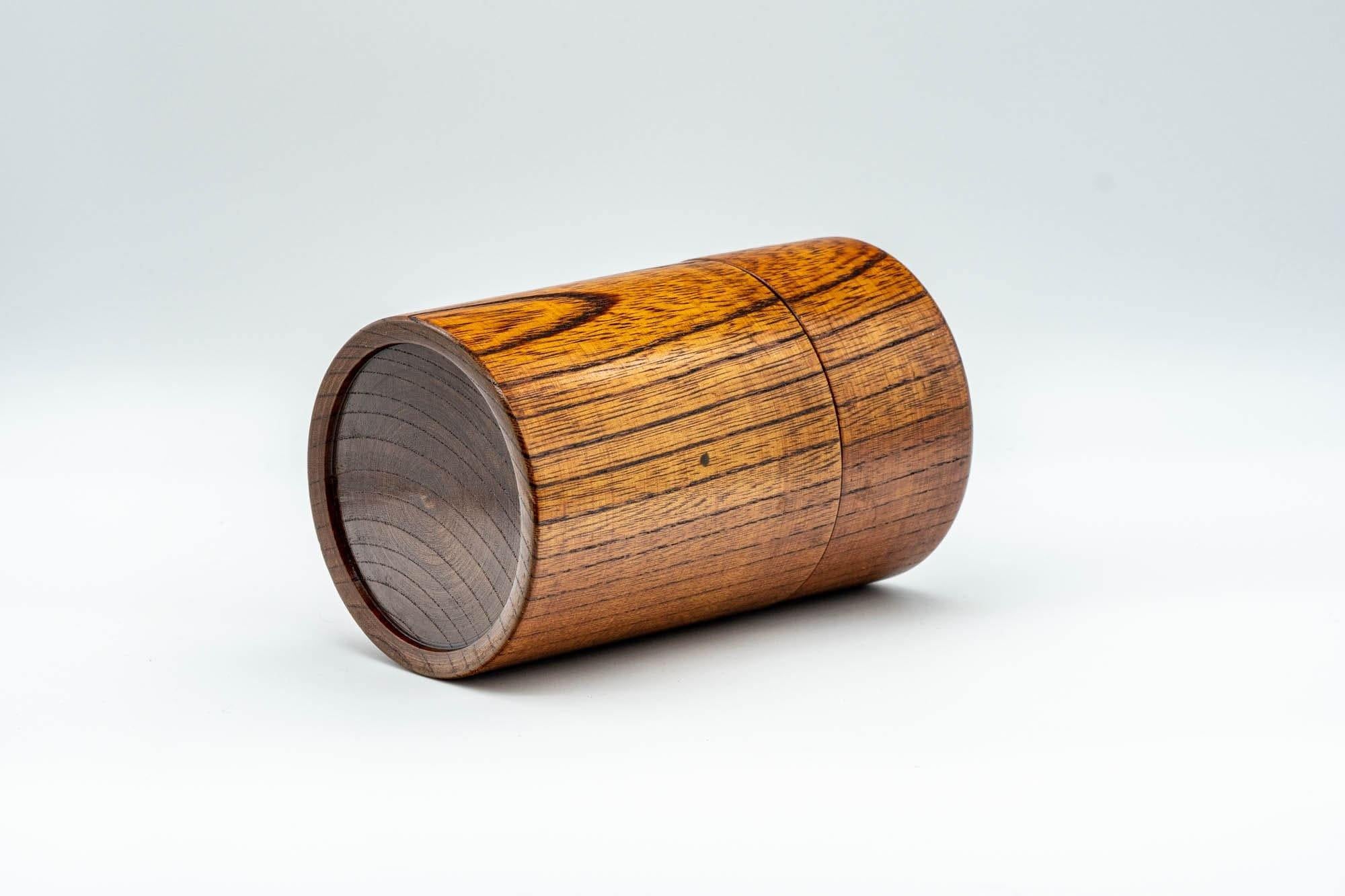 Japanese Chazutsu - 欅 Keyaki Wooden Tea Canister - 200ml